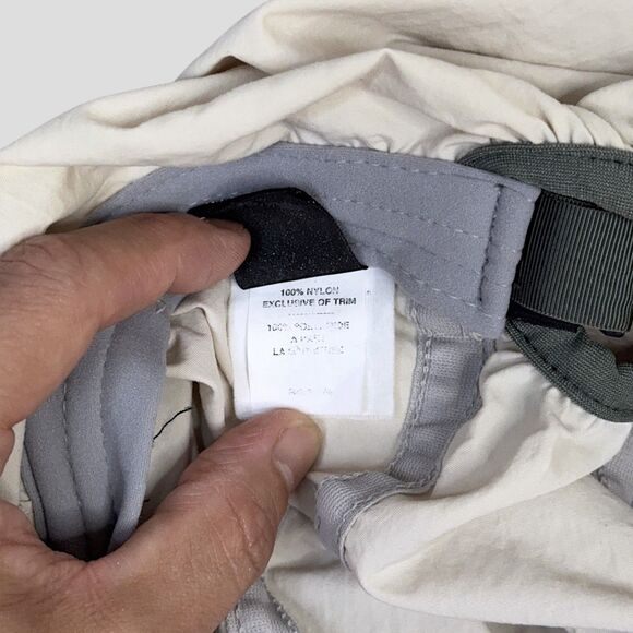 Vtg Patagonia Legionnaires Hat Made in USA Long Bill Strapback 90s w/ Neck Cover - Picture 8 of 9